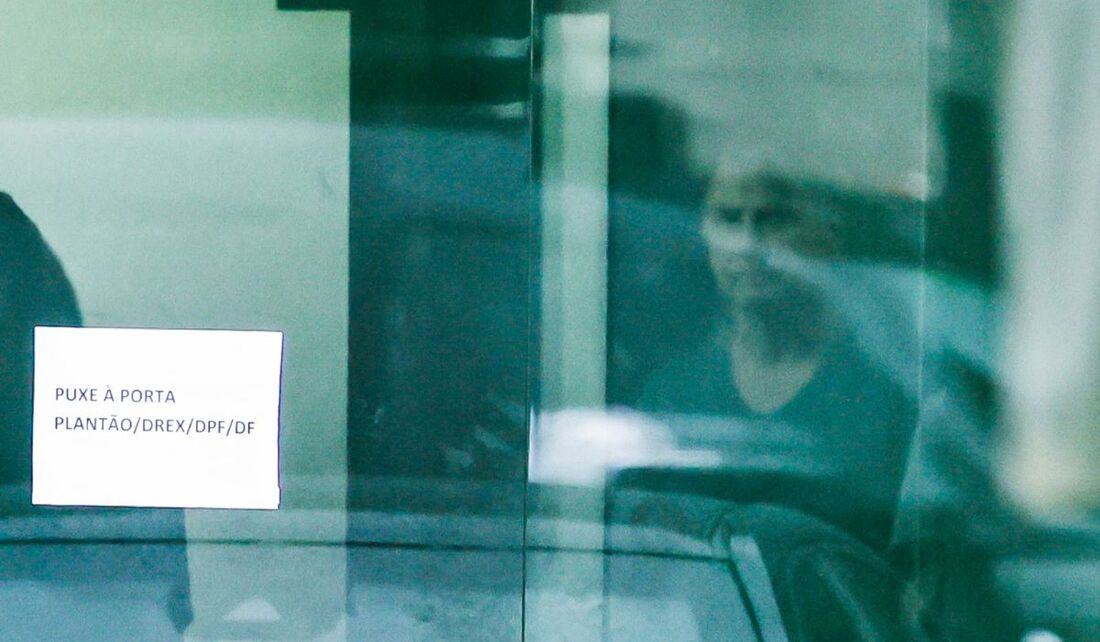 Jair Bolsonaro, em prisão preventiva, na Polícia Federal