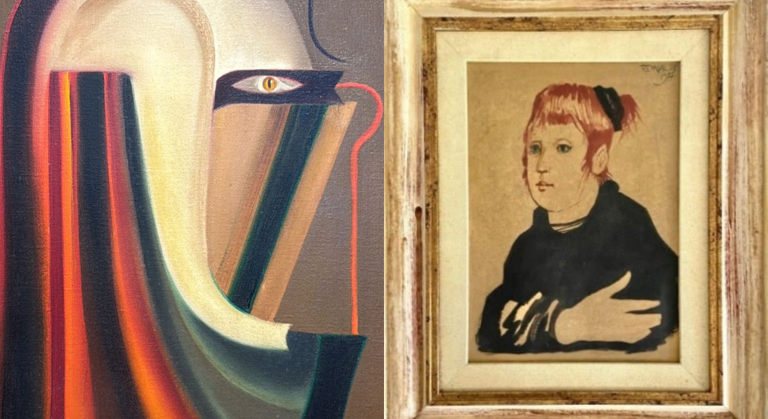 Obras de Miguel dos Santos e Reynaldo Fonseca são algumas das obras expostas na exposição