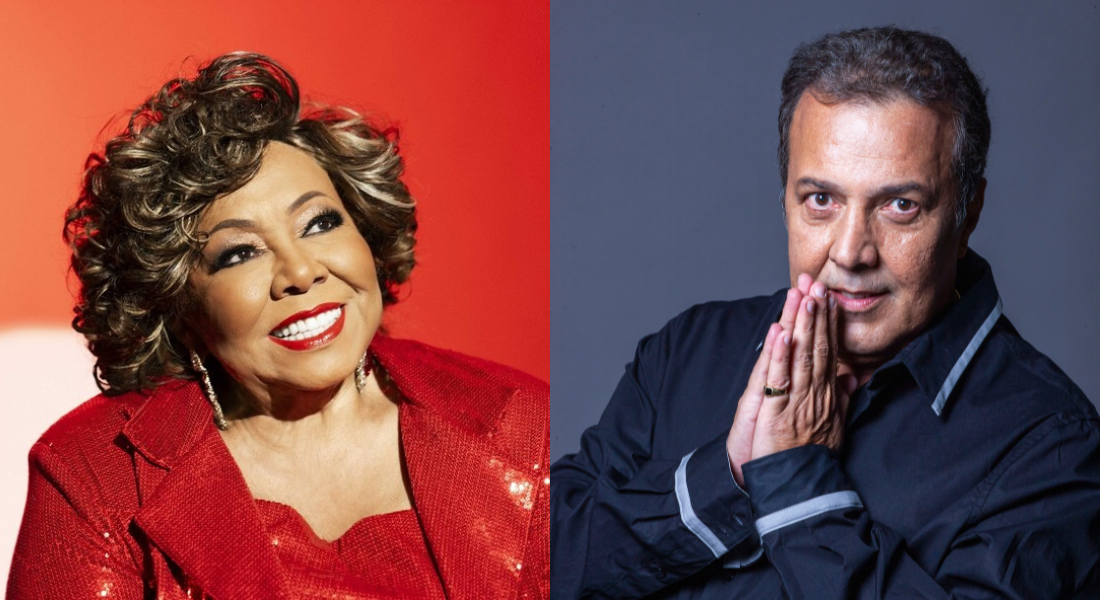 Alcione e José Augusto dividem o mesmo palco em show no Classic Hall nesta sexta-feira (14)