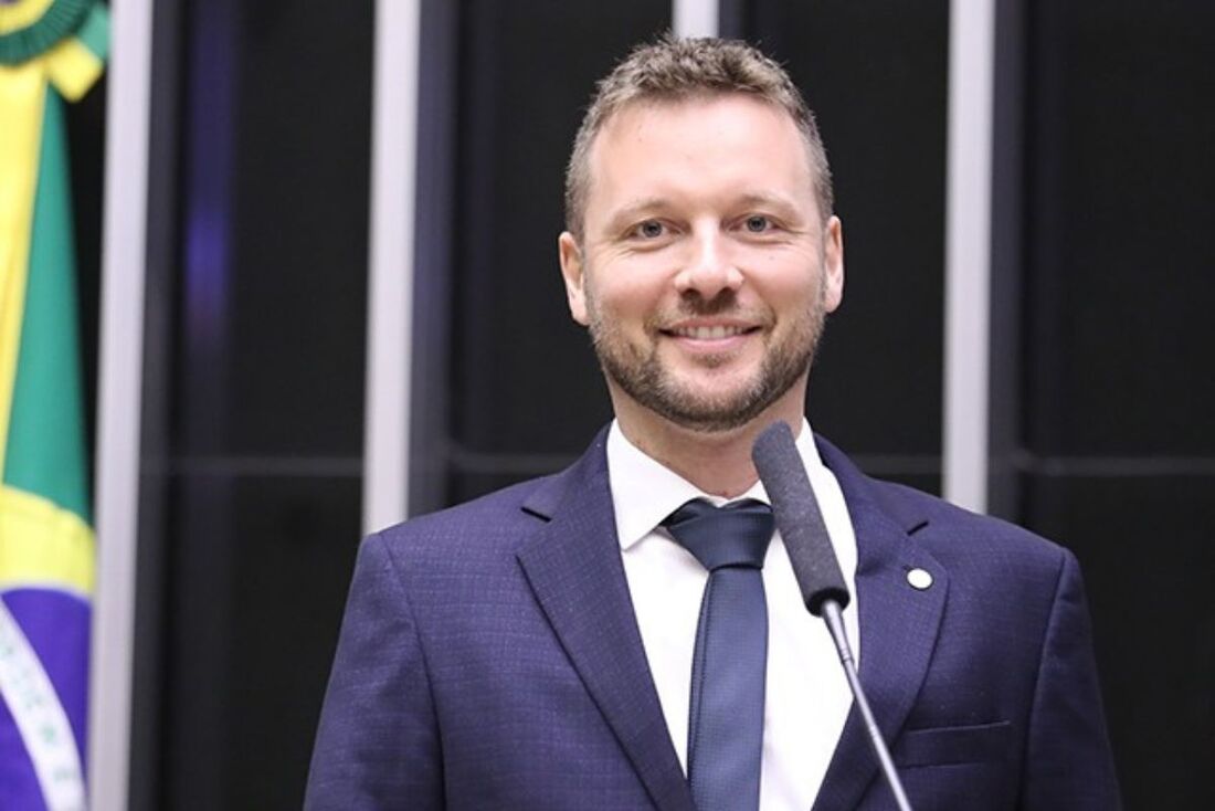 O deputado Federal e vice-líder da oposição pelo Podemos, Maurício Marcon