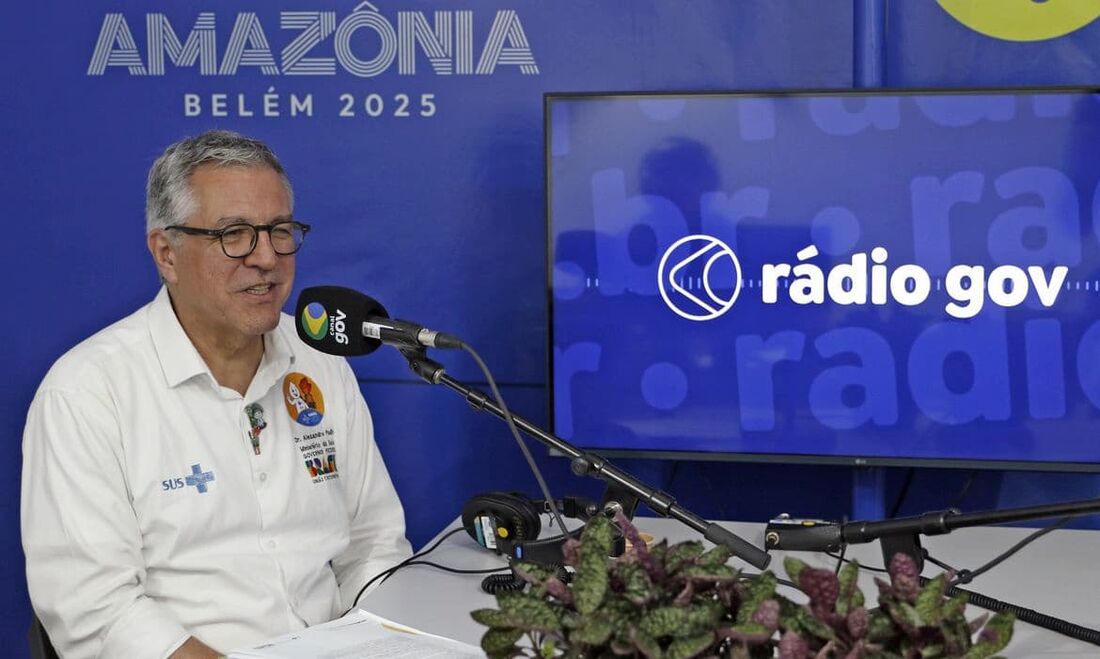 Ministro da Saúde, Alexandre Padilha, em entrevista à Agência Brasil