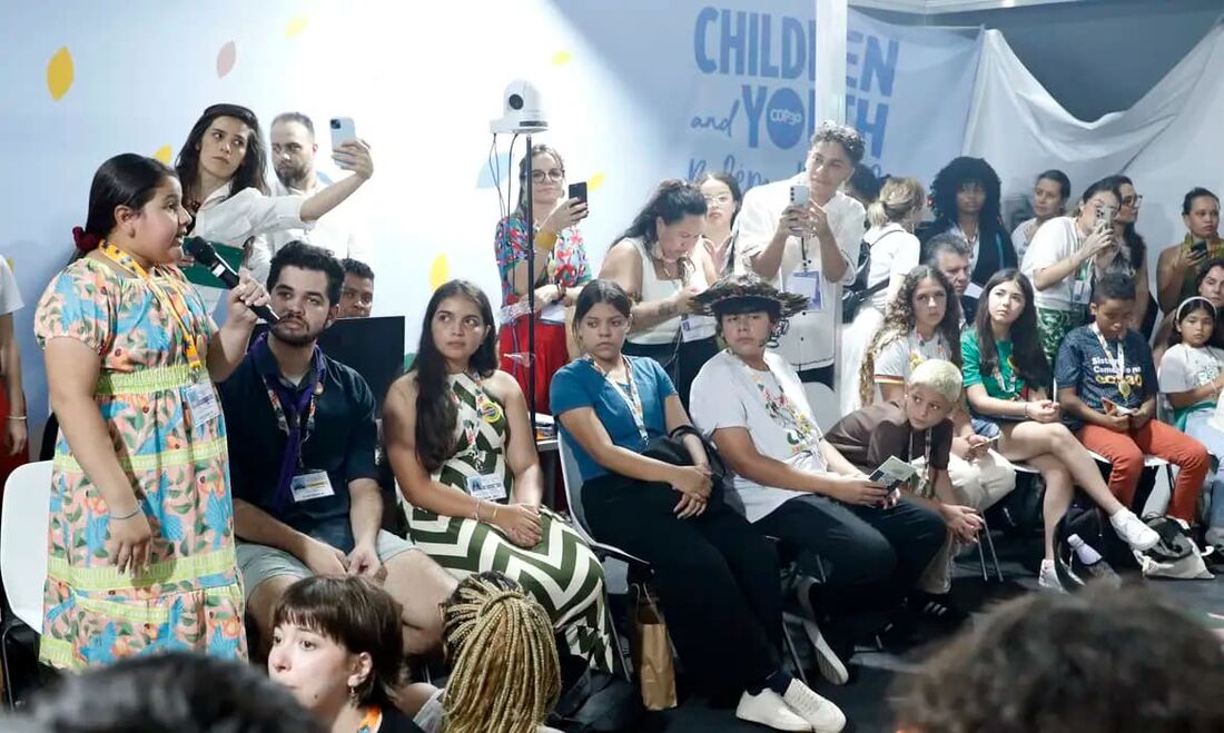 COP30: crianças participam de negociações em dia dedicado à infância