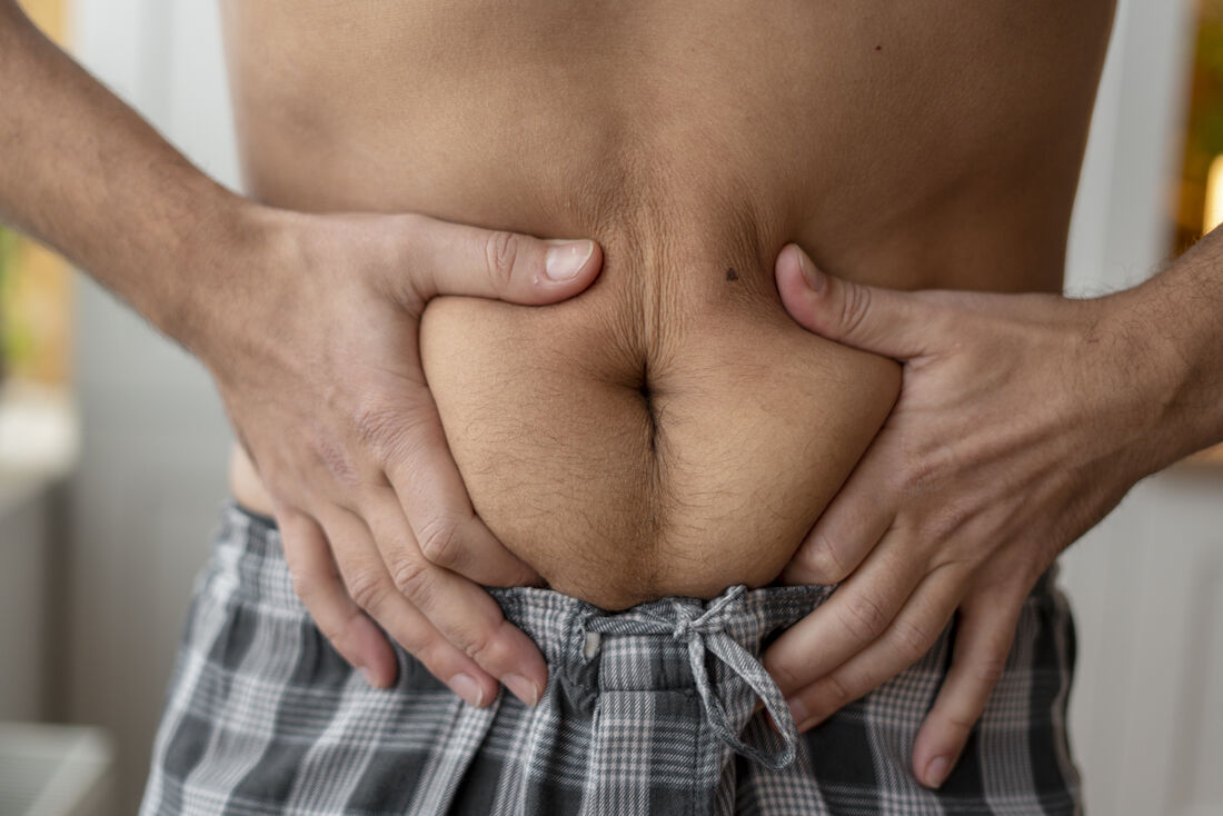 Crescimento de gordura abdominal requer atenção
