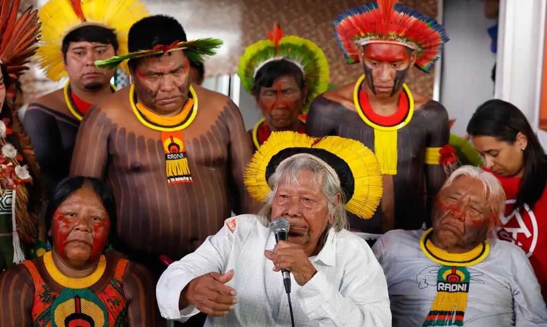 O cacique Raoni Metuktire