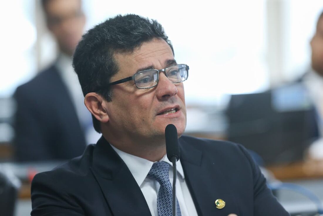 Senador Sérgio Moro, na CCJ do Senado