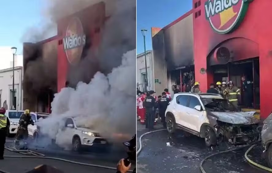 Incêndio no México deixa mortos