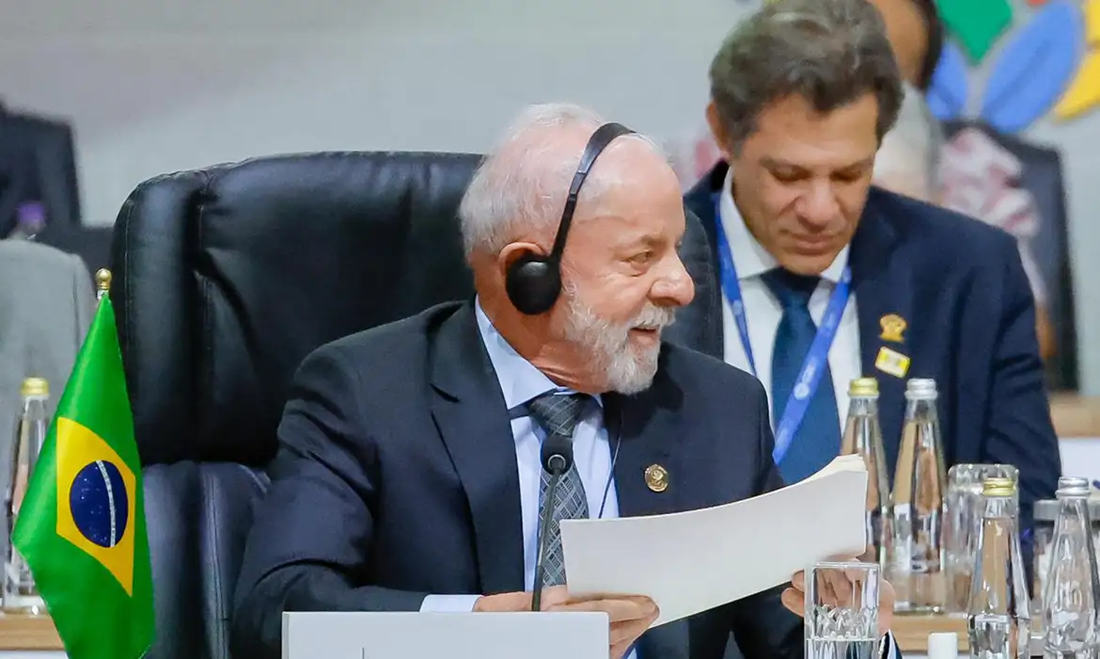 Lula discursou durante a reunião de líderes do Ibas, em Joanesburgo, na África do Sul