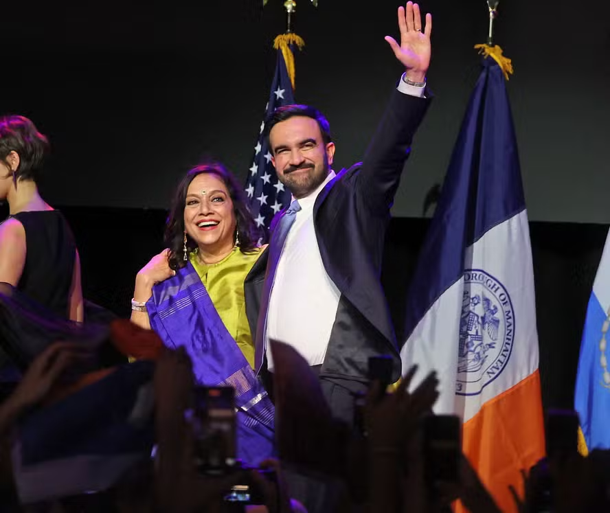 Mira Nair e prefeito Zohran Mamdani