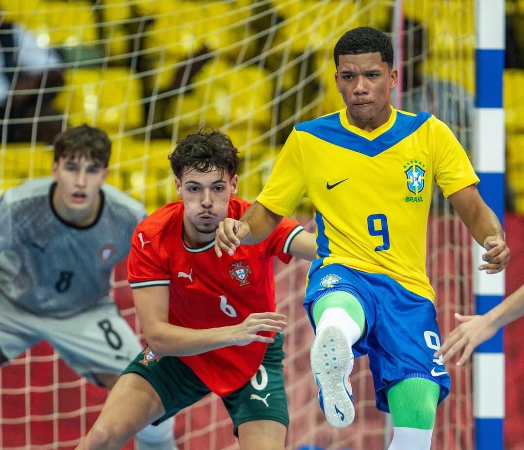 Jhon Lucas, destaque da Seleção Brasileira sub-17 de futsal e do Sport