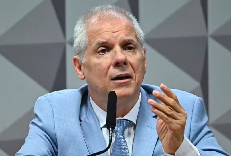 Alessandro Stefanutto em depoimento na CPI do INSS no Senado