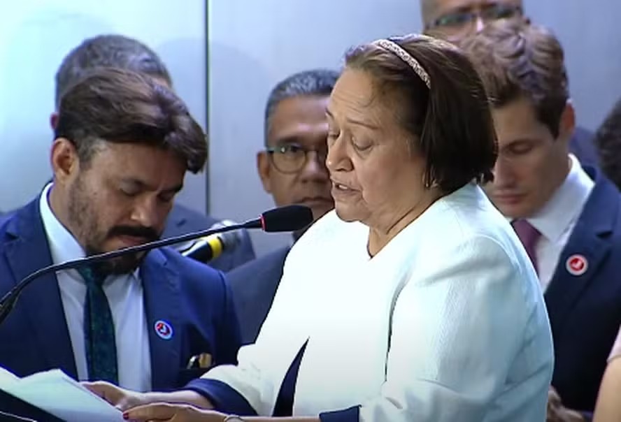 A governadora do RN, Fátima Bezerra 