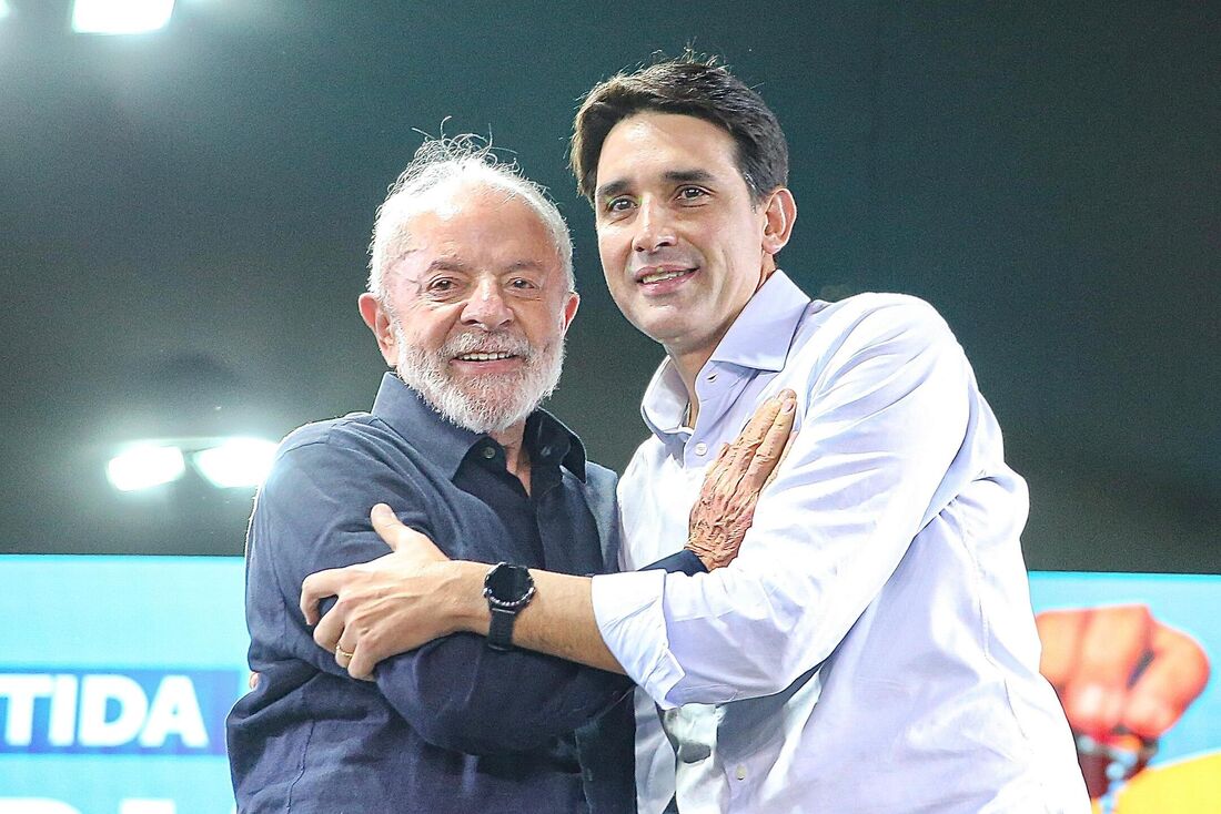 Presidente Lula (PT) e ministo Silvio Costa Filho