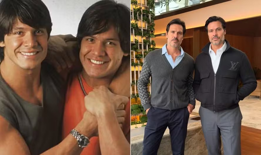 Os gêmeos Flávio e Gustavo Mendonça, que fizeram sucesso nos anos 90