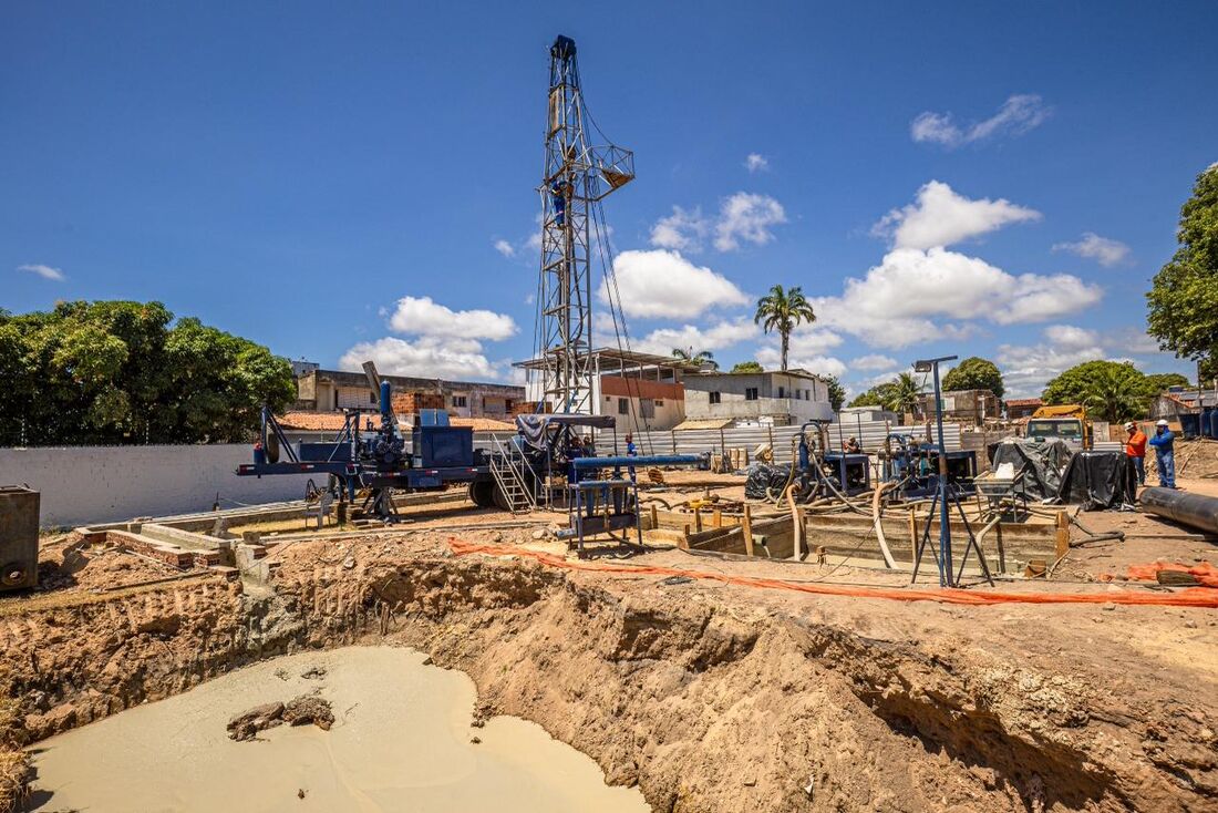 Compesa inicia perfuração de novo poço em Paulista