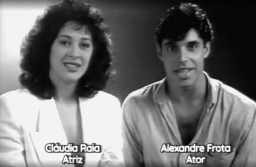 Claudia Raia e Alexandre Frota do documentário 'Caçador de marajás' da época em que tiveram um relacionamento 