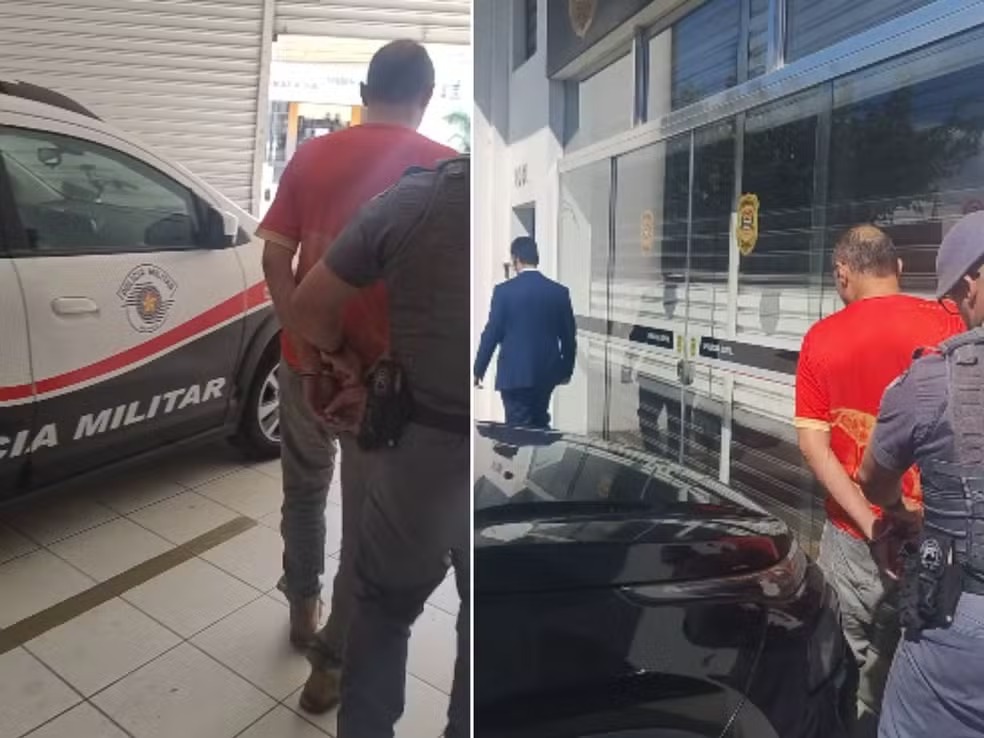 Suspeito foi preso após agredir os pais idosos em Registro, SP