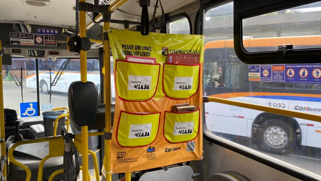 Trinta veículos circulam pela Região Metropolitana do Recife com o projeto "Quem Lê, Viaja!"