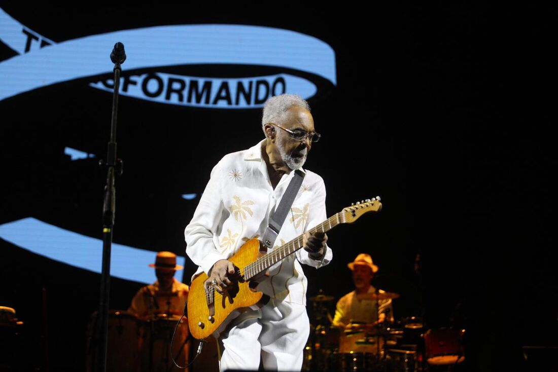 Gilberto Gil inicia turnê "Tempo Rei" no Recife