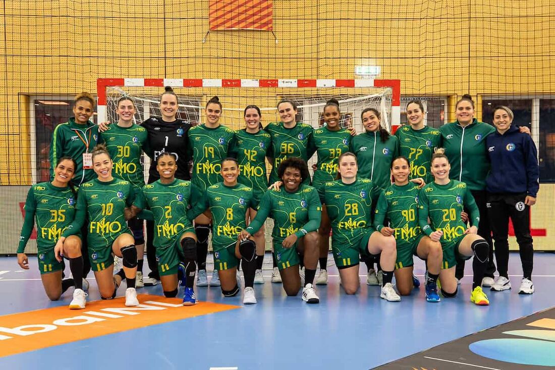 Elenco do Brasil no Mundial de Handebol 2025