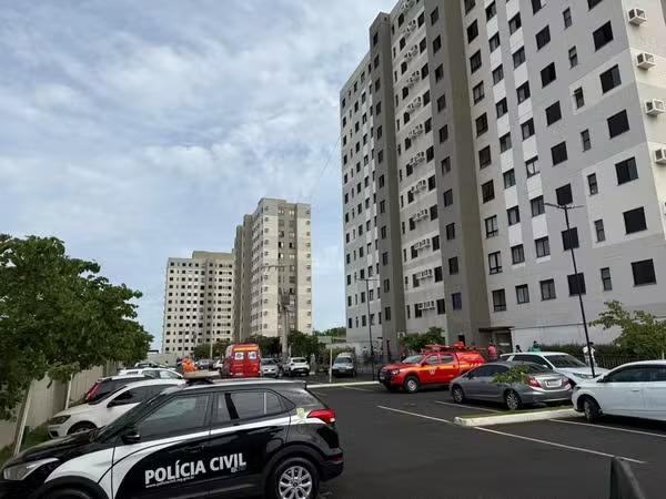 Criança morre ao cair do 12º andar de prédio no Bairro Grand Ville, em Uberlândia