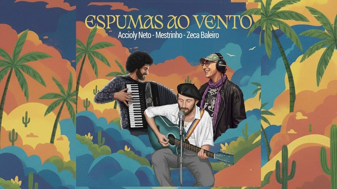 Versão inédita de "Espumas Ao Vento" com participação de Zeca Baleiro e Mestrinho celebra o legado de Accioly Neto