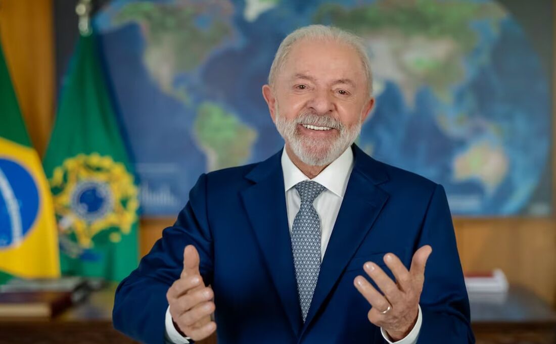 Presidente Luiz Inácio Lula da Silva durante pronunciamento sobre a isenção do Imposto de Renda. Foto: Ricardo Stuckert