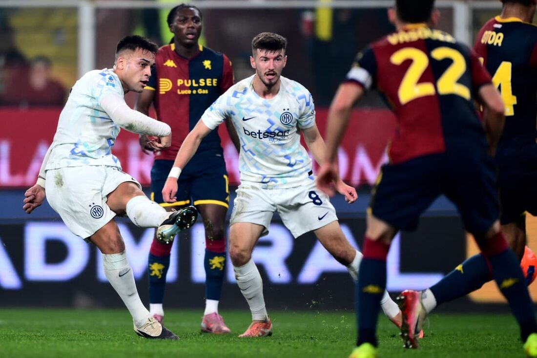 Lautaro Martínez foi um dos responsáveis diretos pela vitória e liderança da Inter no Campeonato Italiano