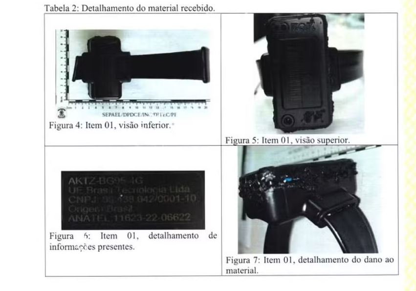 Perícia da PF em tornozeleira de Bolsonaro