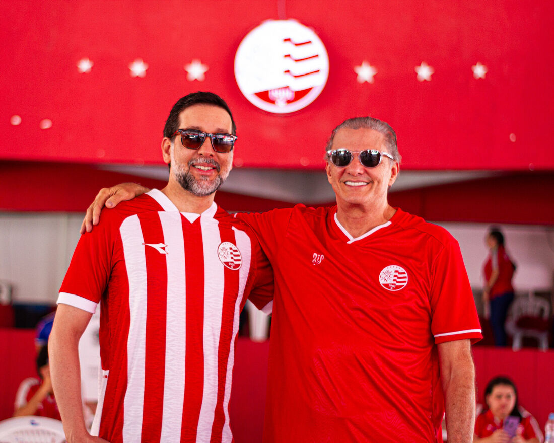 Bruno Becker (esq) e Ricardo Malta (dir), presidente e vice do Náutico