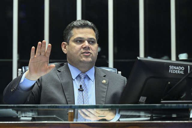 Davi Alcolumbre, presidente do Senado.