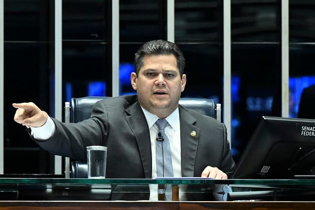 Davi Alcolumbre, presidente do Congresso Nacional