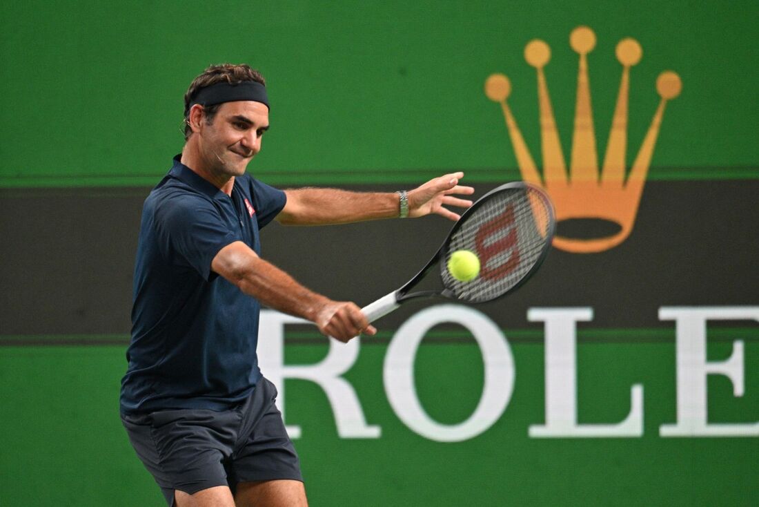 Roger Federer é um suíço que já foi recordista de títulos de Grand Slam, com vinte conquistas.