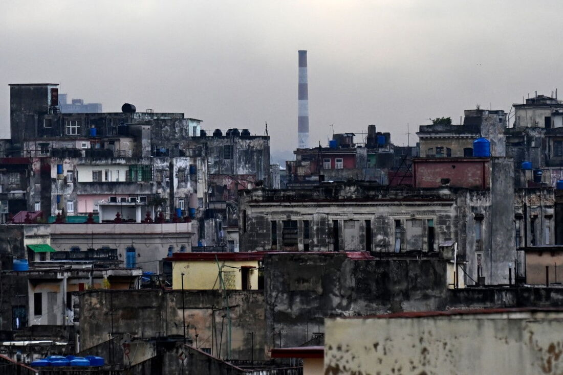 Vista geral de Havana durante um apagão em 3 de dezembro de 2025.