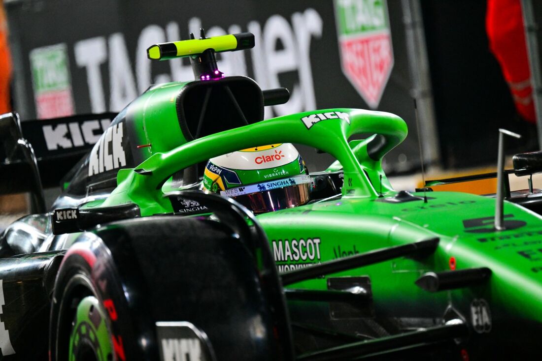 Bortoleto em ação na classificação do GP de Abu Dhabi