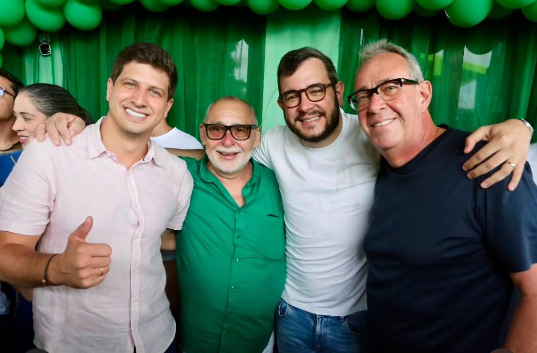 João Campos, Francismar Pontes, Gabriel Porto e Álvaro Porto