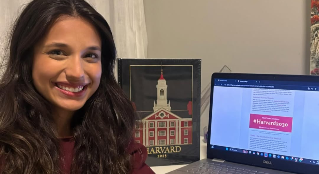 Ana recebeu a notícia da aprovação na Harvard nessa quinta-feira (18)