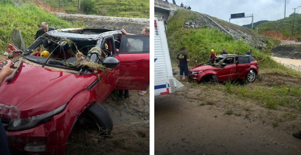 A família foi vítima dos temporais que atingiram Santa Catarina
