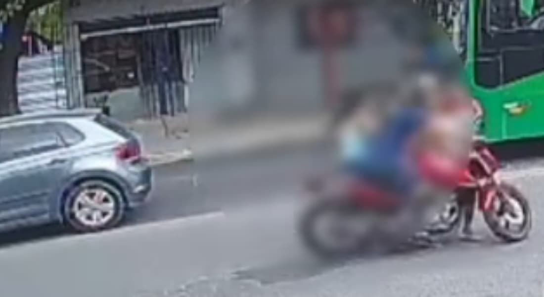 Mulheres, criança e bebê são atropelados por moto enquanto atravessavam avenida em Camaragibe
