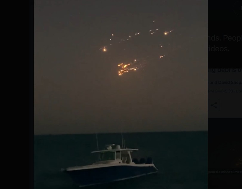 Destroços de foguete da SpaceX passaram perto de aeronaves 