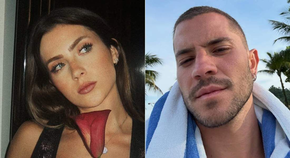 Jade Picon e André Lamoglia foram filmados em clima de romance