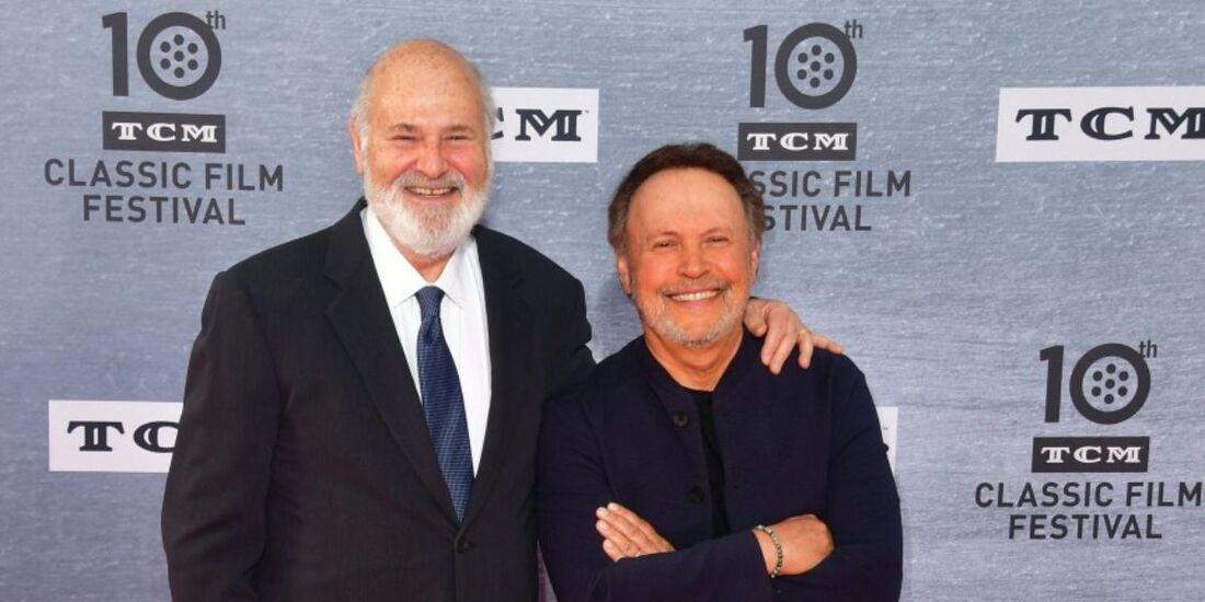 O diretor Rob Reiner e o ator Billy Crystal trabalharam "Harry & Sally Feitos um para o outro"