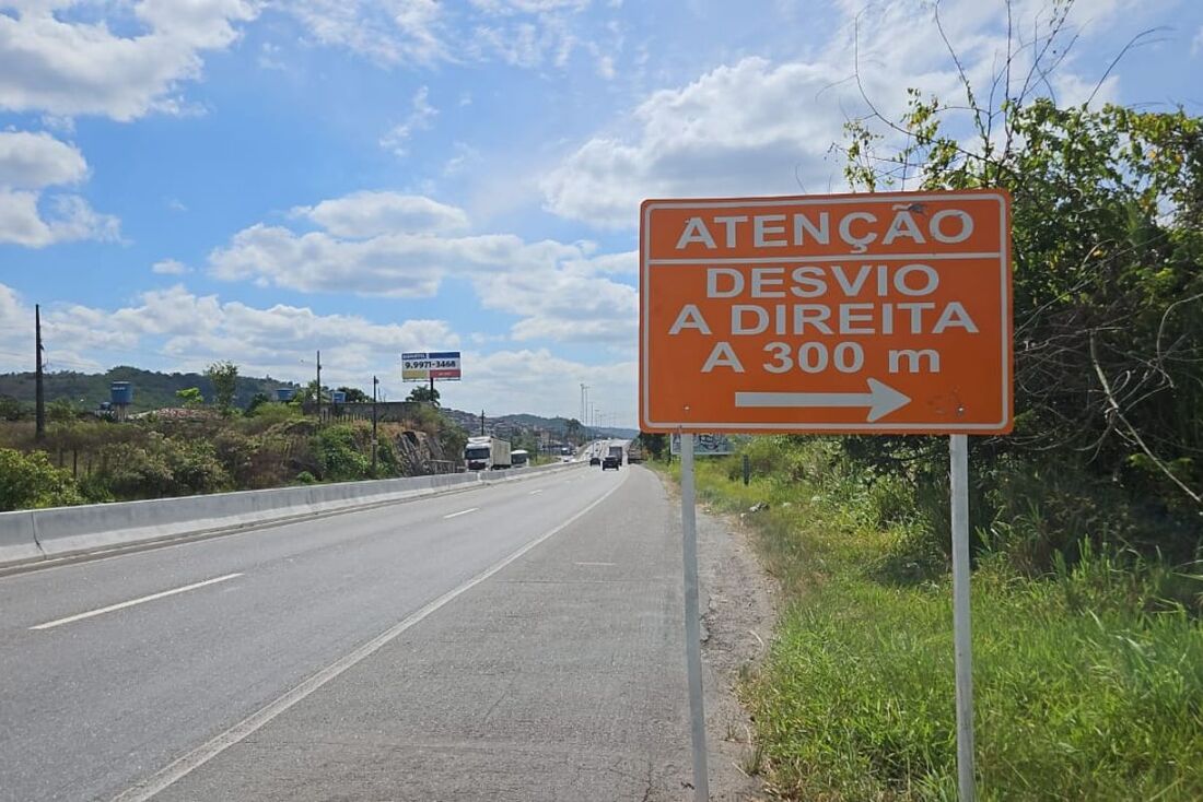 Desvio na BR-232 entre os municípios de Bonança e Moreno
