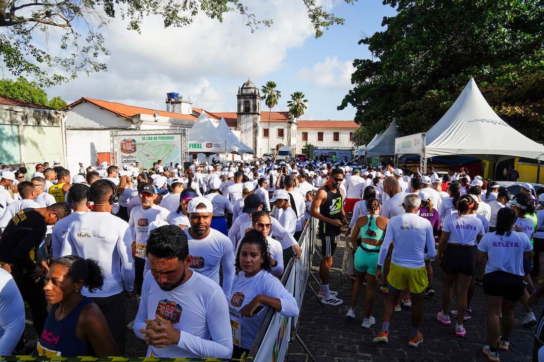 Corrida nas ladeiras históricas de Olinda