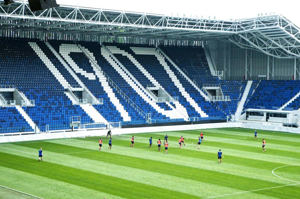 Estádio de Bérgamo, casa da Atalanta