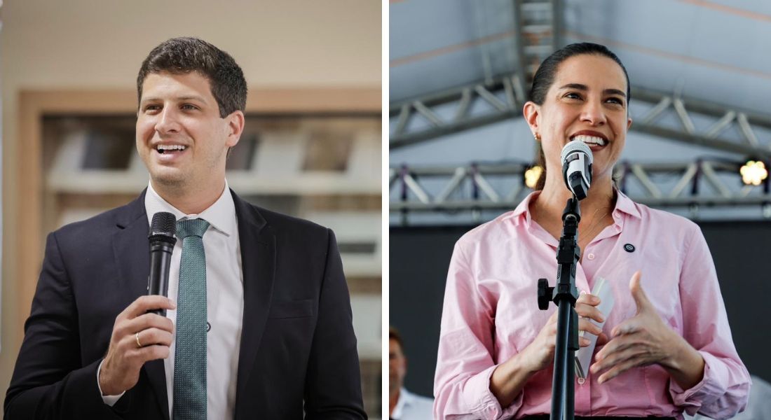 João Campos e Raquel Lyra