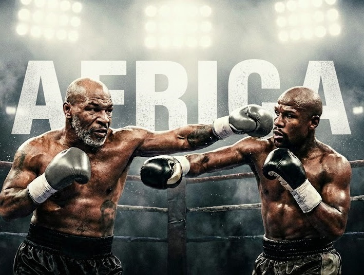 Mike Tyson volta ao ringue e lutará contra Floyd Mayweather na África, em março de 2026.