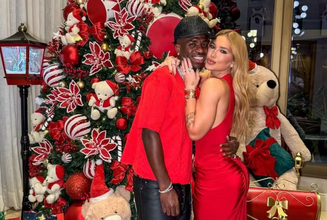 Virginia Fonseca e Vini Jr. passam o Natal juntos