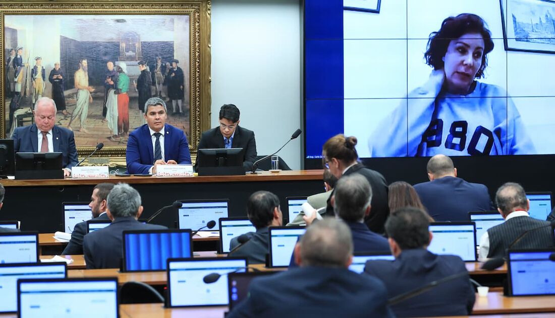 Reunião da CCJ da Câmara para ouvir a deputada federal Carla Zambelli. Foto do dia 24/09/2025