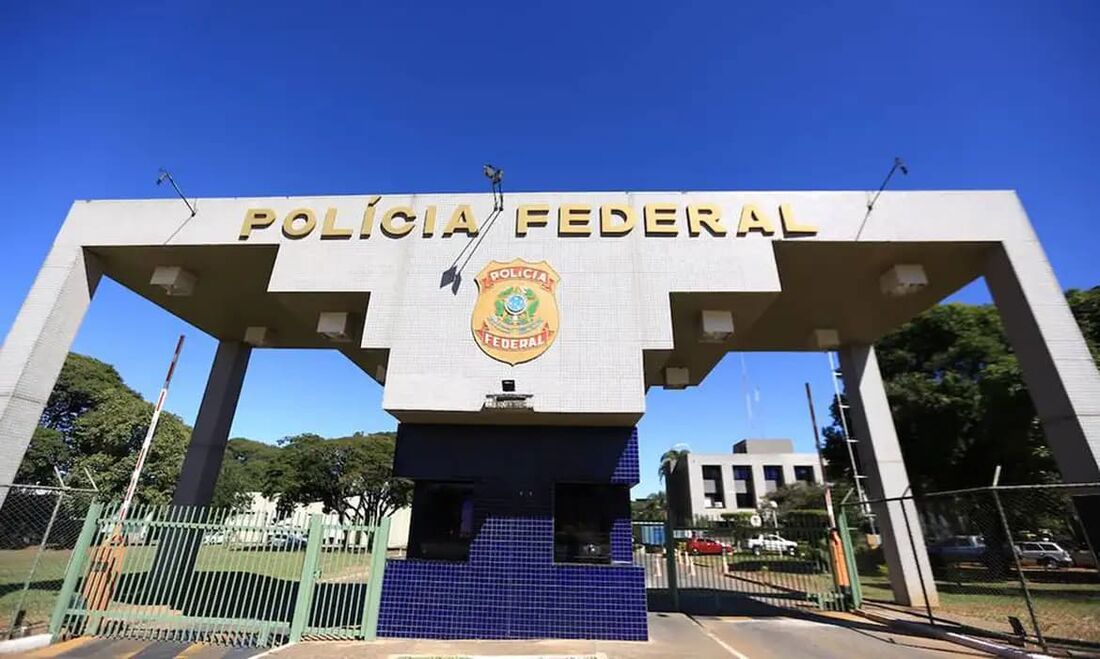 A sede da Polícia Federal (PF) em Brasília, no Distrito Federal.