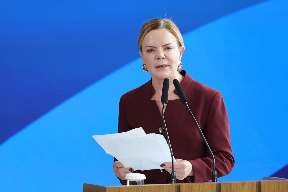 A Ministra da Secretaria de Relações Institucionais, Gleisi Hoffmann